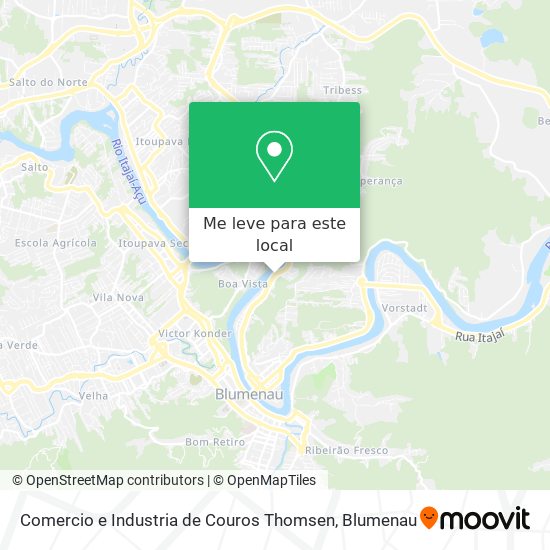 Comercio e Industria de Couros Thomsen mapa