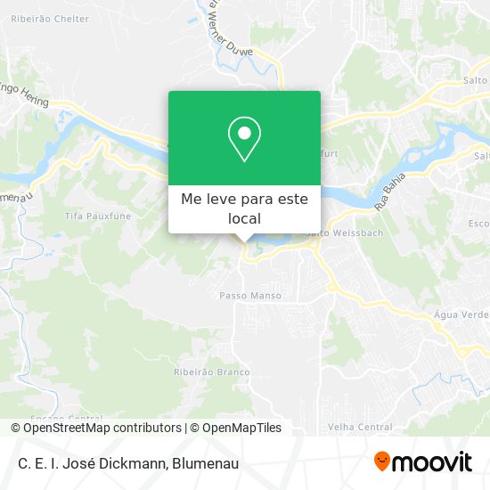 C. E. I. José Dickmann mapa