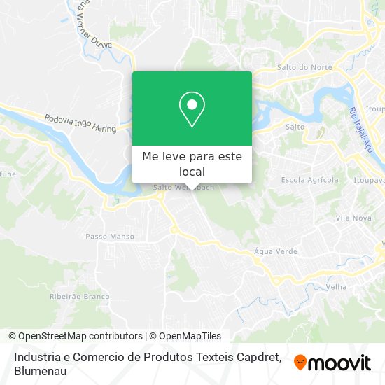 Industria e Comercio de Produtos Texteis Capdret mapa