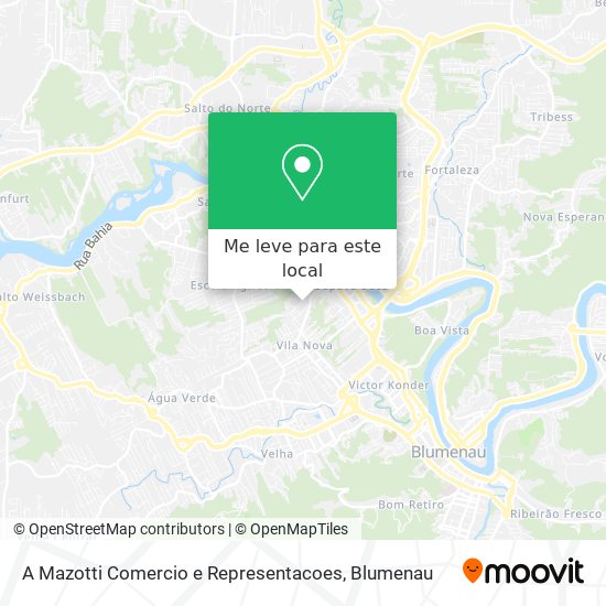 A Mazotti Comercio e Representacoes mapa