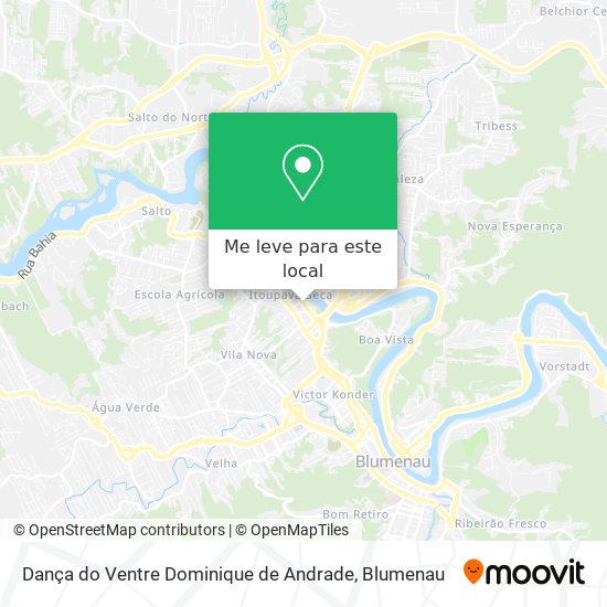 Dança do Ventre Dominique de Andrade mapa