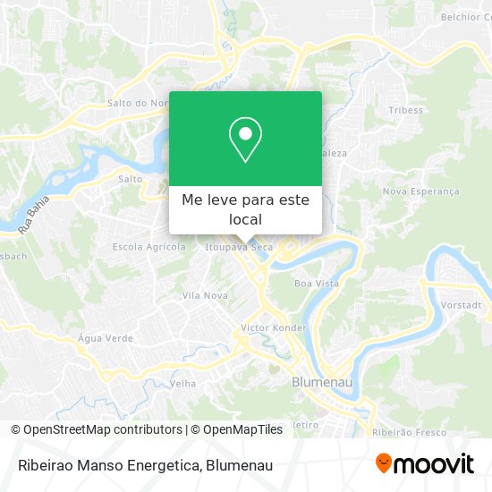 Ribeirao Manso Energetica mapa