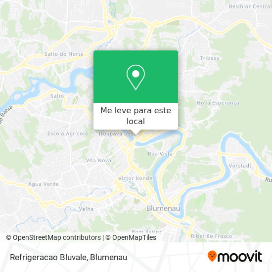 Refrigeracao Bluvale mapa