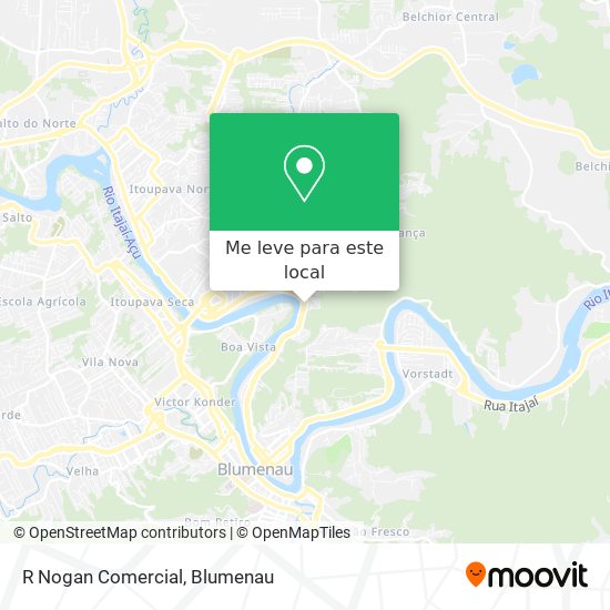 R Nogan Comercial mapa