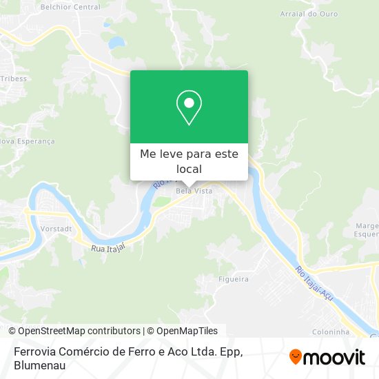 Ferrovia Comércio de Ferro e Aco Ltda. Epp mapa