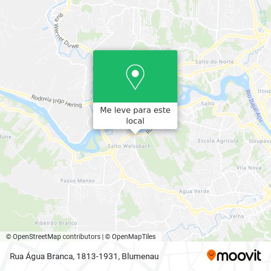 Rua Água Branca, 1813-1931 mapa