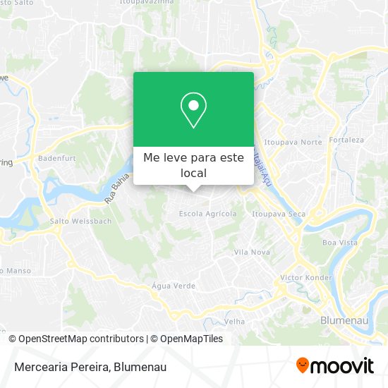 Mercearia Pereira mapa