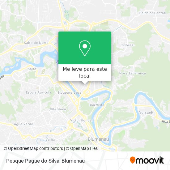Pesque Pague do Silva mapa