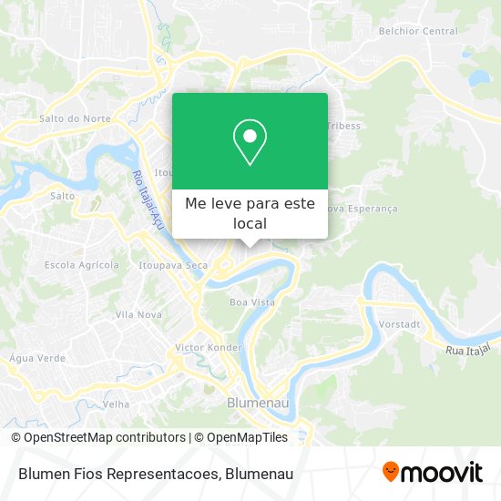 Blumen Fios Representacoes mapa