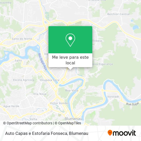 Auto Capas e Estofaria Fonseca mapa