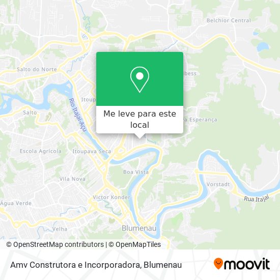 Amv Construtora e Incorporadora mapa