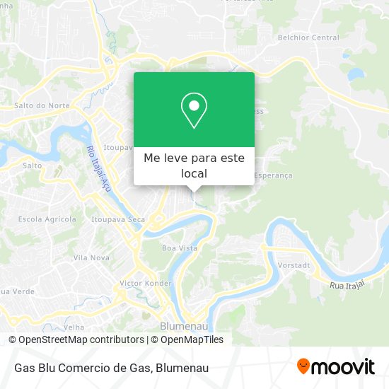 Gas Blu Comercio de Gas mapa