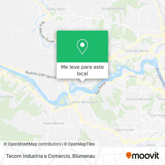 Tecom Industria e Comercio mapa