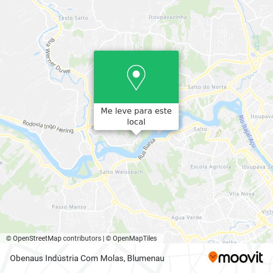 Obenaus Indústria Com Molas mapa