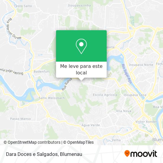 Dara Doces e Salgados mapa