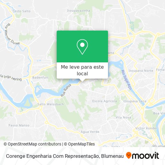 Corenge Engenharia Com Representação mapa