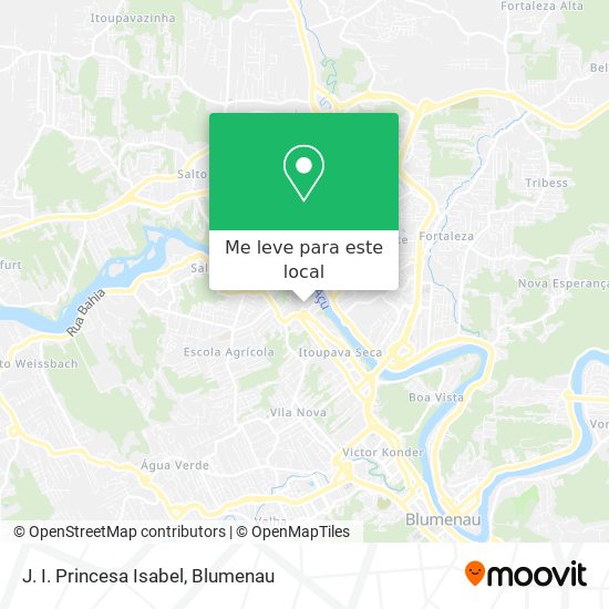 J. I. Princesa Isabel mapa