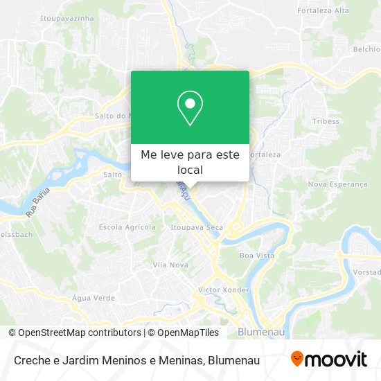 Creche e Jardim Meninos e Meninas mapa