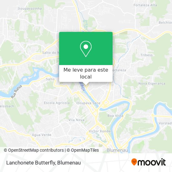 Lanchonete Butterfly mapa