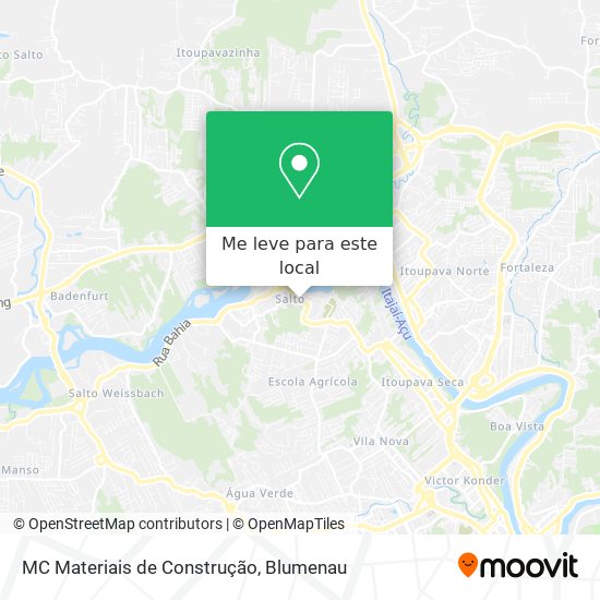 MC Materiais de Construção mapa