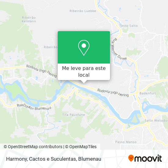 Harmony, Cactos e Suculentas mapa