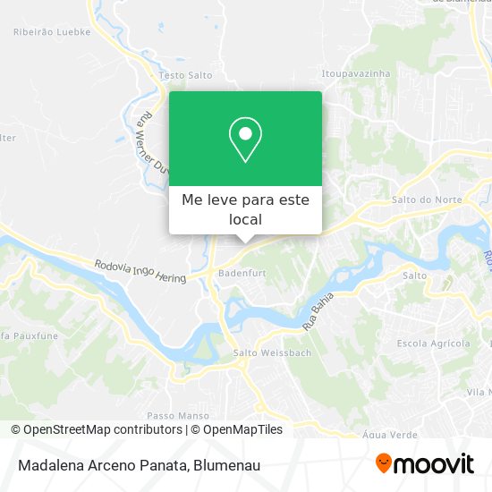 Madalena Arceno Panata mapa