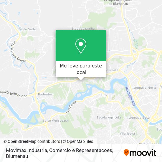 Movimax Industria, Comercio e Representacoes mapa