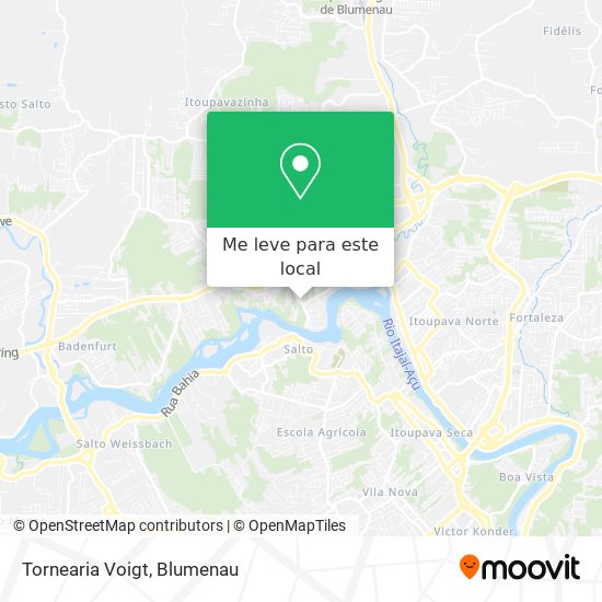 Tornearia Voigt mapa