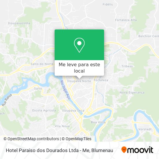 Hotel Paraiso dos Dourados Ltda - Me mapa