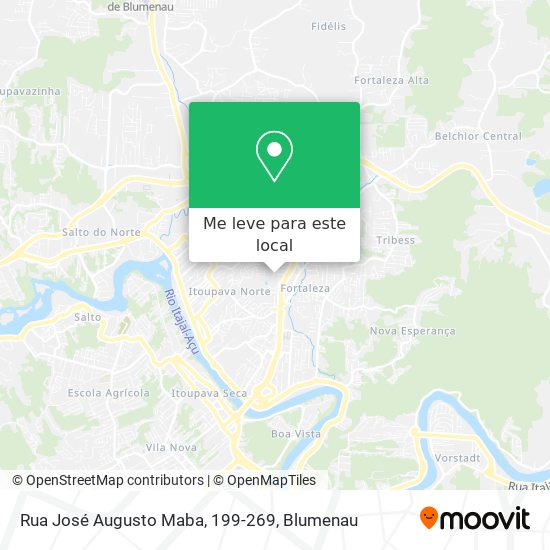 Rua José Augusto Maba, 199-269 mapa