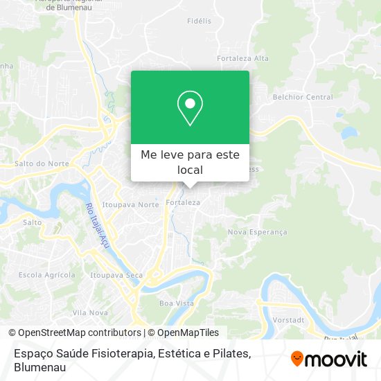 Espaço Saúde Fisioterapia, Estética e Pilates mapa
