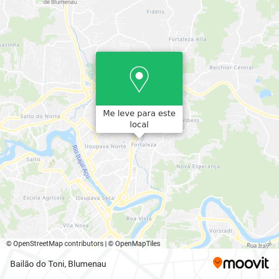 Bailão do Toni mapa