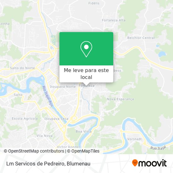 Lm Servicos de Pedreiro mapa