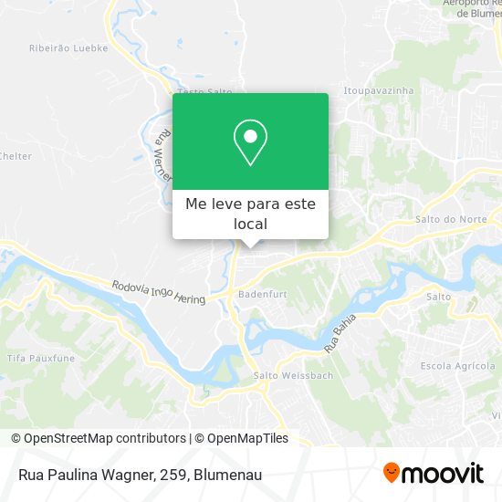 Rua Paulina Wagner, 259 mapa