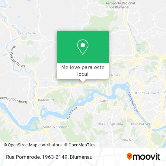 Rua Pomerode, 1963-2149 mapa