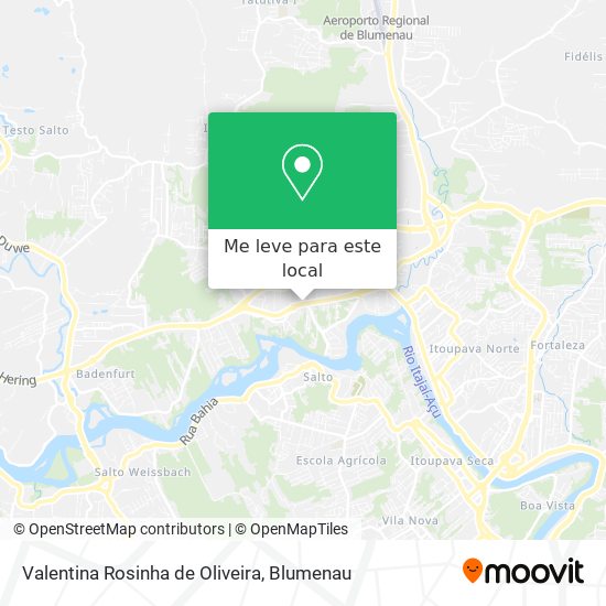 Valentina Rosinha de Oliveira mapa