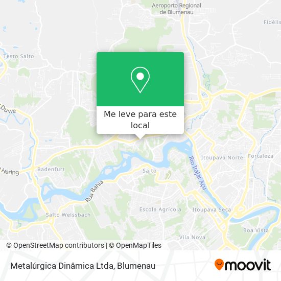 Metalúrgica Dinâmica Ltda mapa