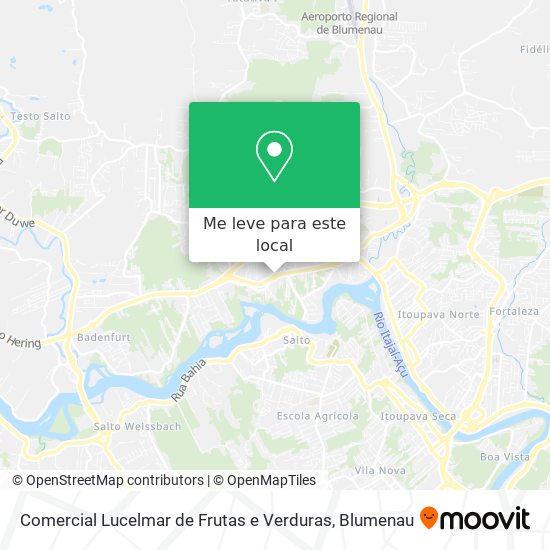 Comercial Lucelmar de Frutas e Verduras mapa