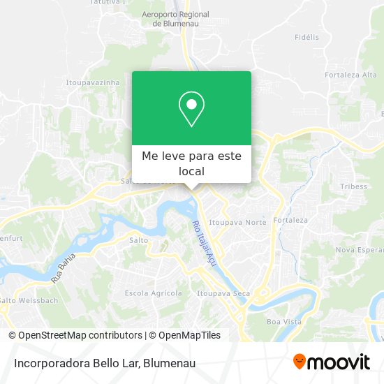 Incorporadora Bello Lar mapa