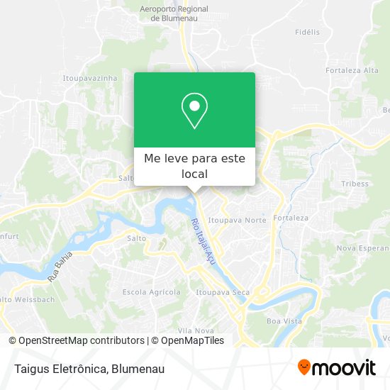 Taigus Eletrônica mapa