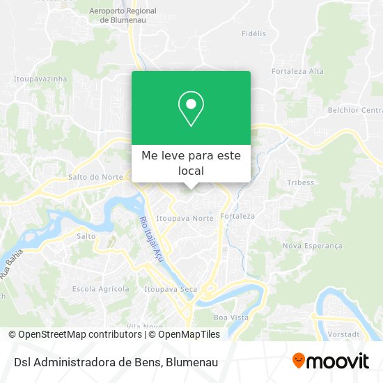 Dsl Administradora de Bens mapa