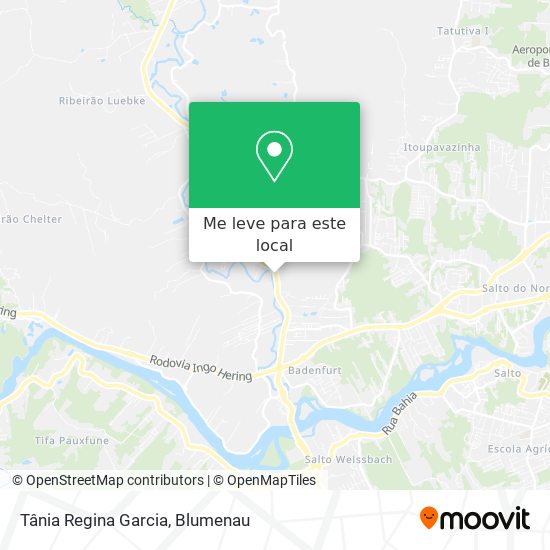 Tânia Regina Garcia mapa