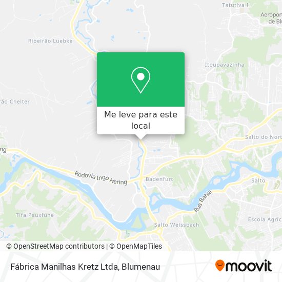 Fábrica Manilhas Kretz Ltda mapa
