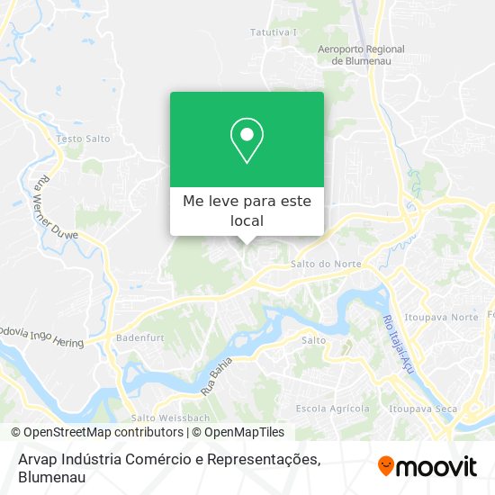 Arvap Indústria Comércio e Representações mapa
