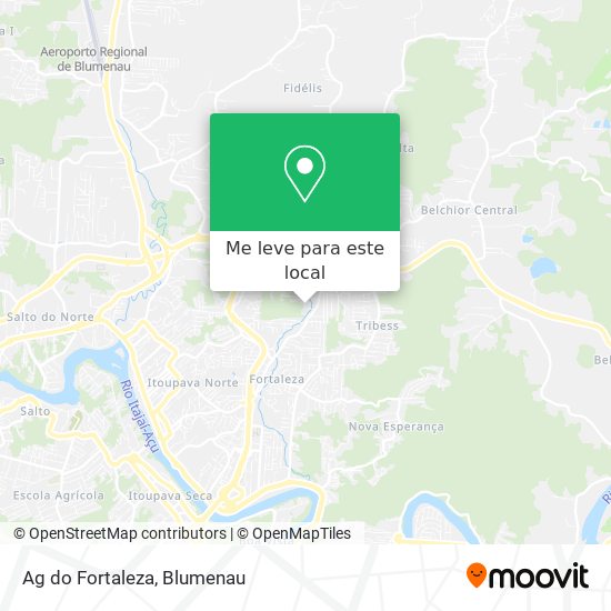 Ag do Fortaleza mapa