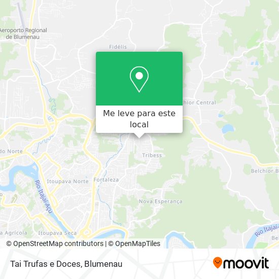 Tai Trufas e Doces mapa