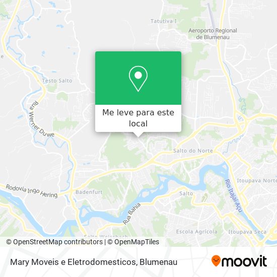 Mary Moveis e Eletrodomesticos mapa