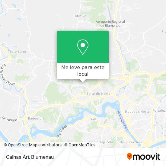 Calhas Ari mapa