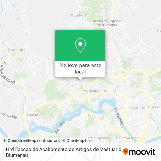 Hrd Faccao de Acabamento de Artigos do Vestuario mapa