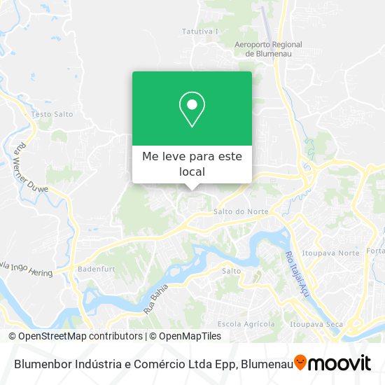 Blumenbor Indústria e Comércio Ltda Epp mapa